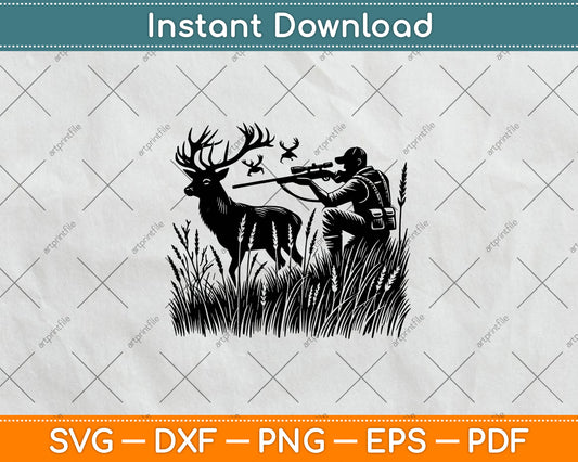 Deer Hunting, Deer Hunter, Duck Hunting Svg Digital Cutting File