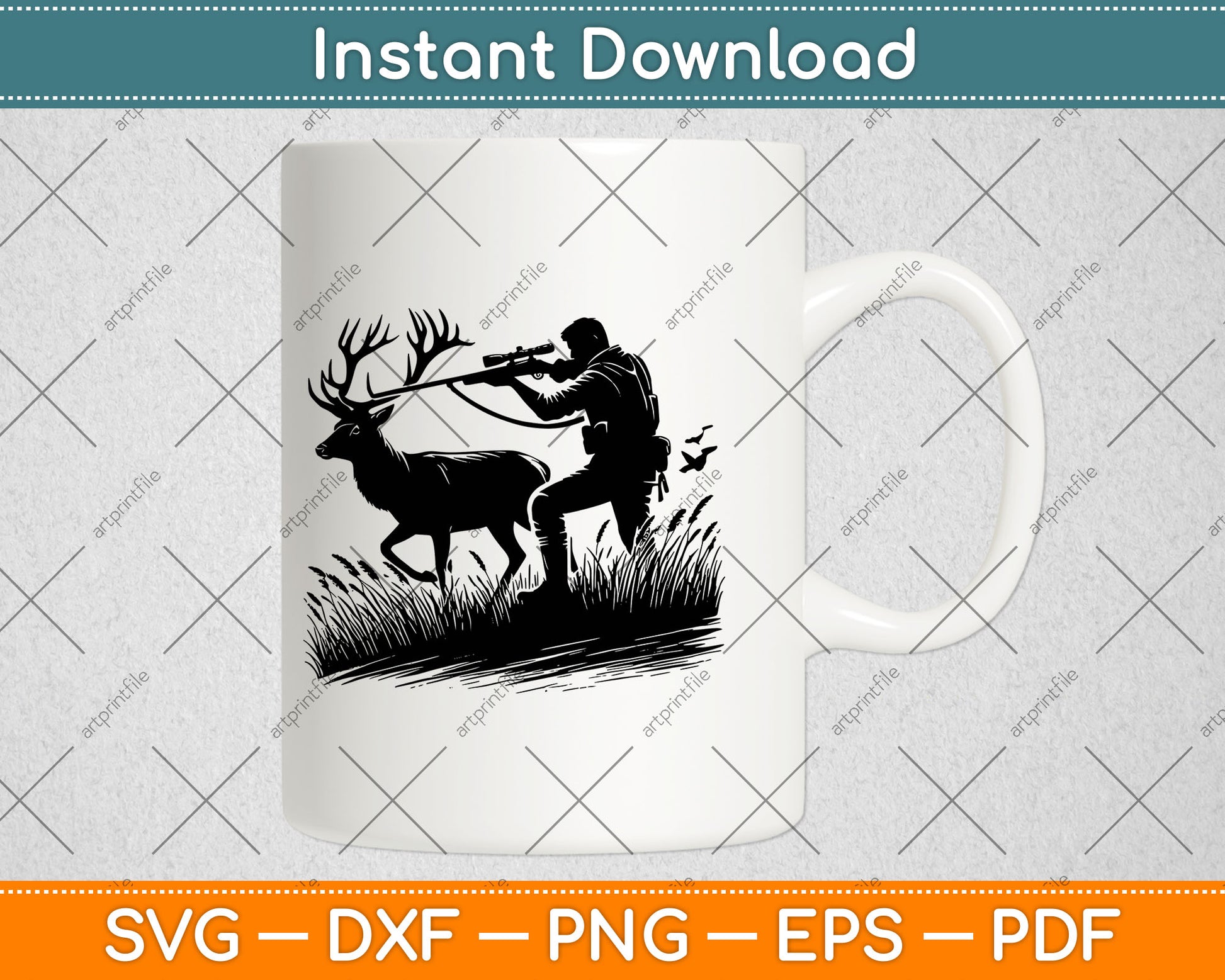 Deer Hunting, Deer Hunter, Hunting Svg Digital Cutting File