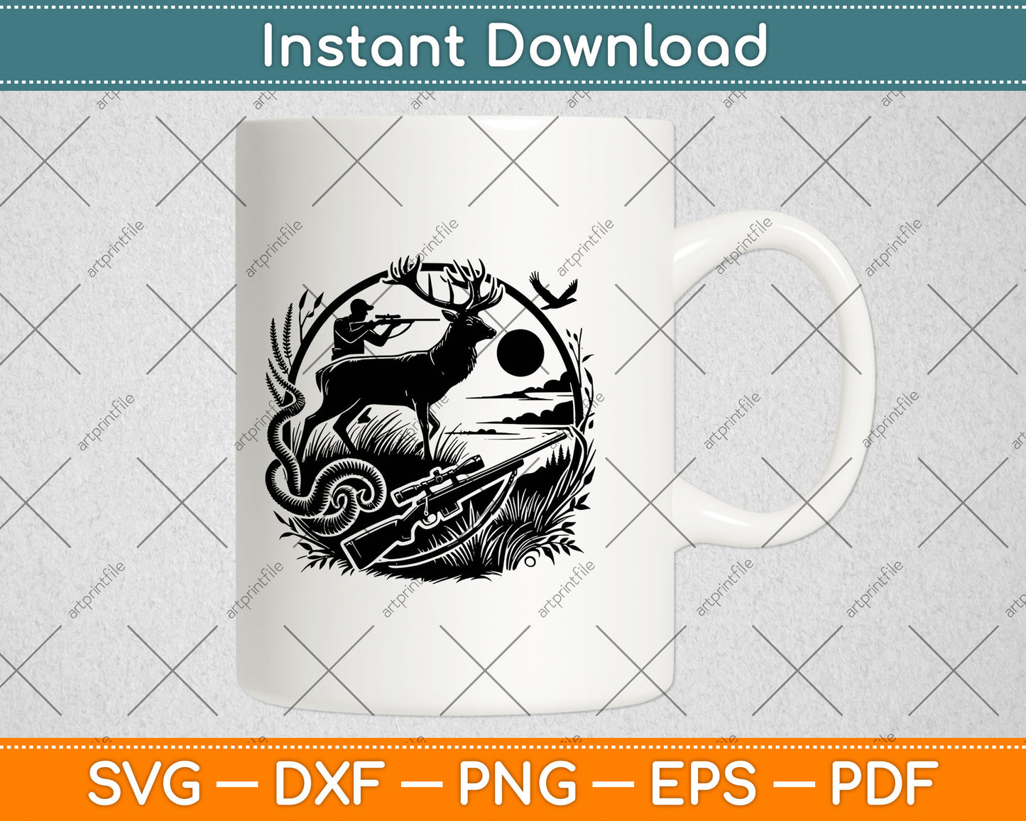 Deer Hunting, Deer Hunter, Hunting Svg Digital Cutting File
