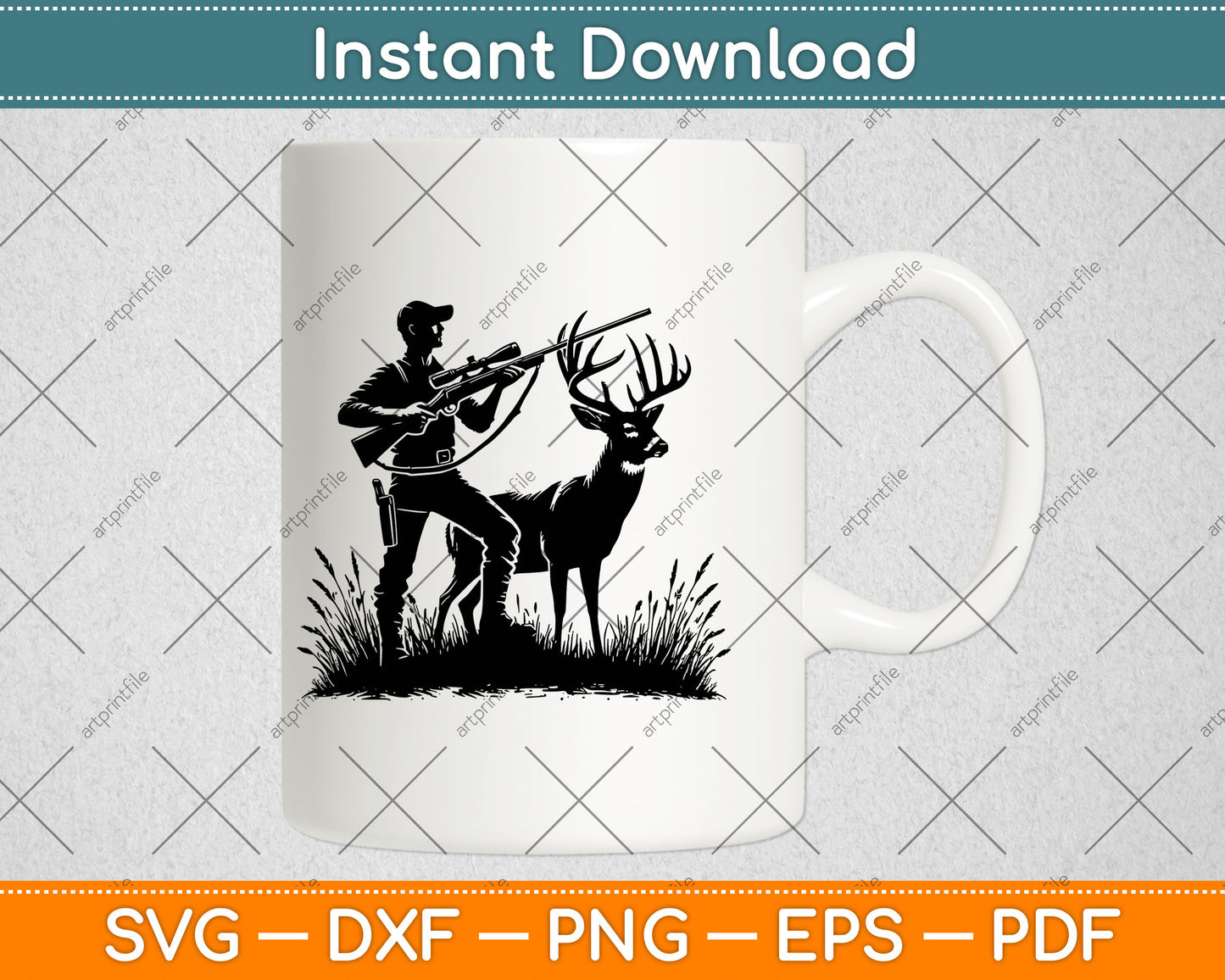 Deer Hunting, Deer Hunter Svg Png Dxf Digital Cutting File