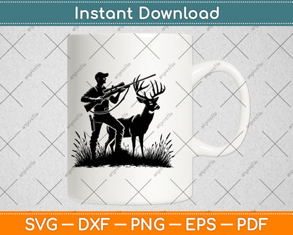 Deer Hunting, Deer Hunter Svg Png Dxf Digital Cutting File