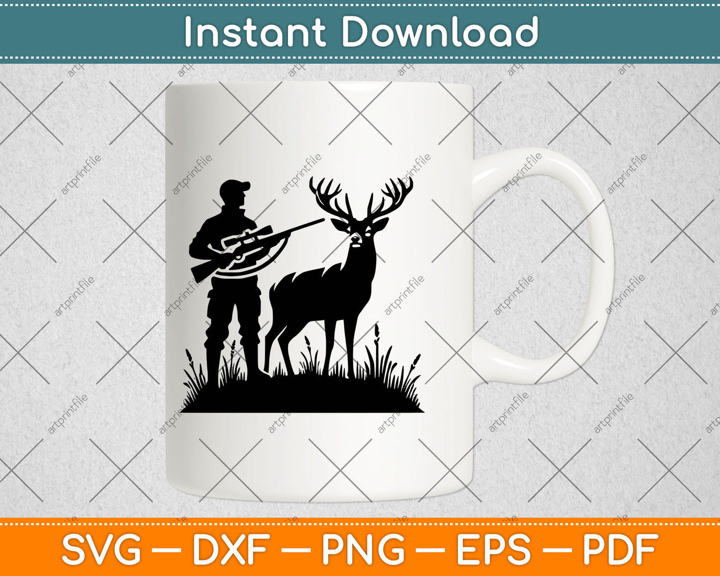 Deer Hunting, Deer Hunter, Hunting Svg Digital Cut File