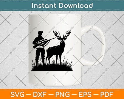 Deer Hunting, Deer Hunter, Hunting Svg Digital Cut File