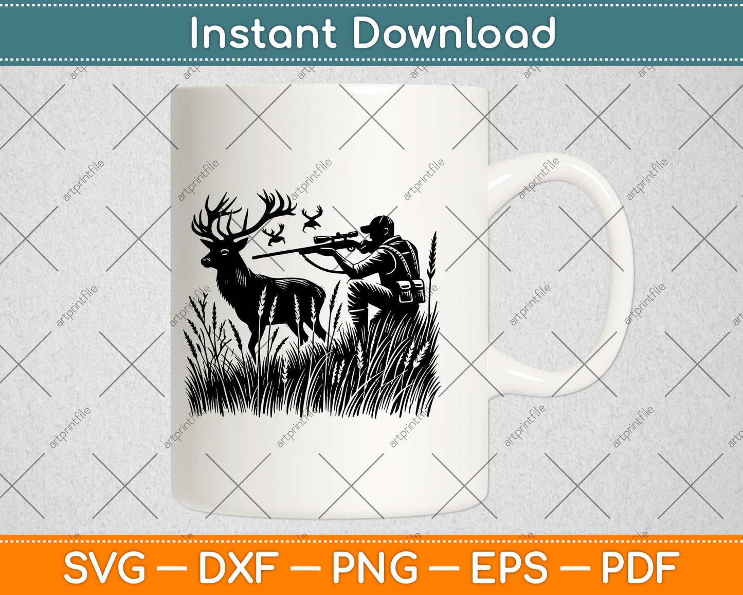 Deer Hunting, Deer Hunter, Hunting Svg Digital Cutting File