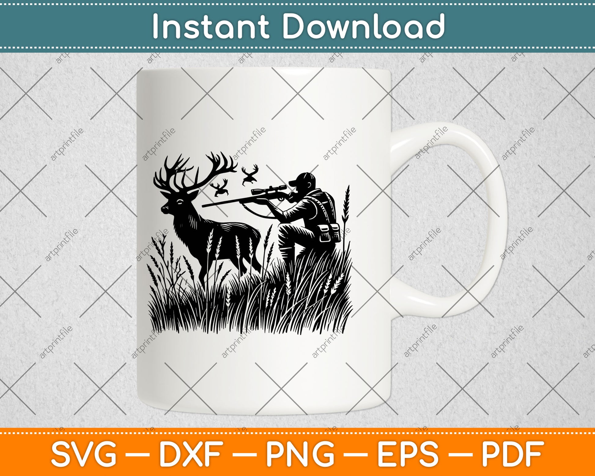 Deer Hunting, Deer Hunter, Hunting Svg Digital Cutting File