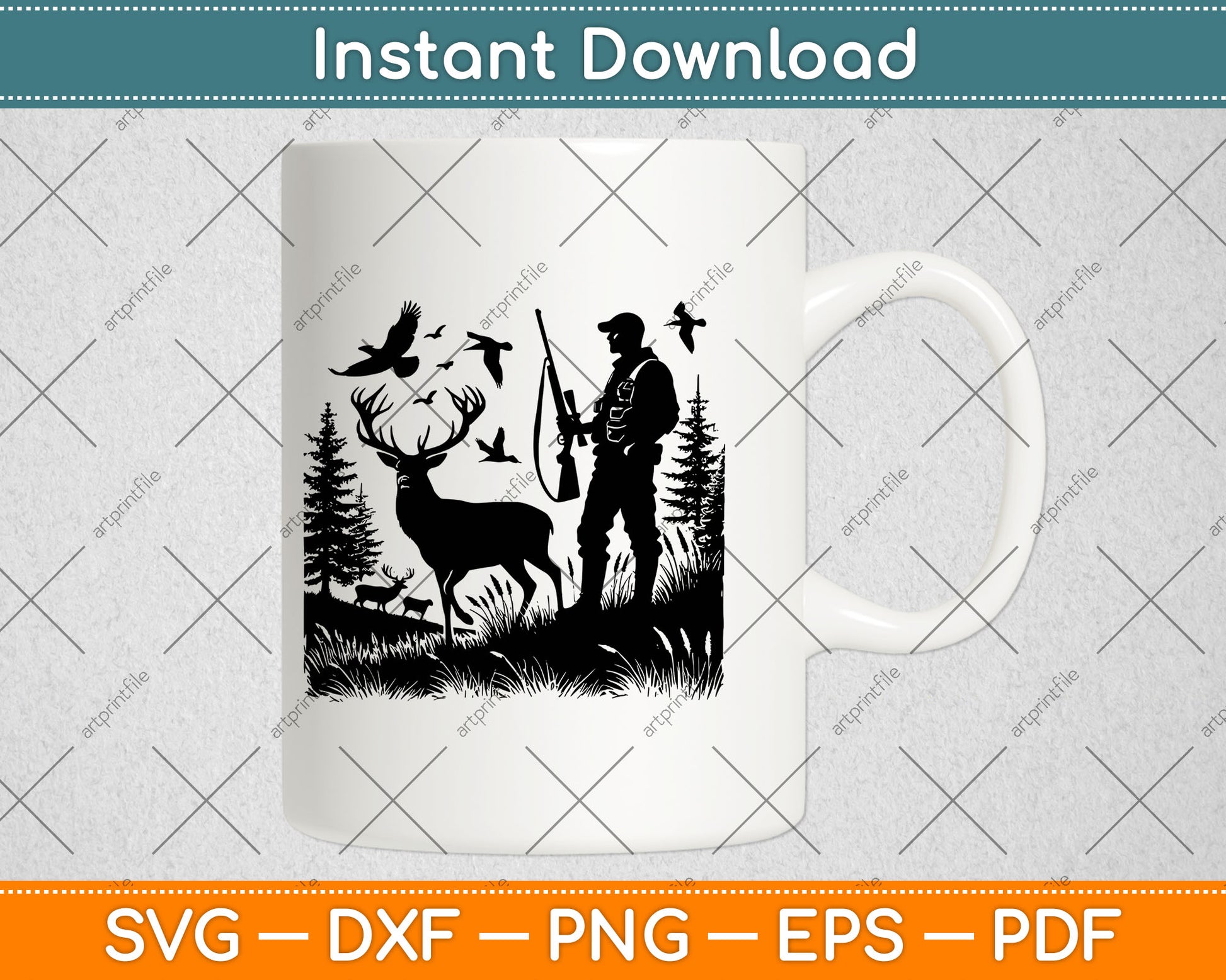 Deer Hunting, Deer Hunter Svg Digital Cutting File
