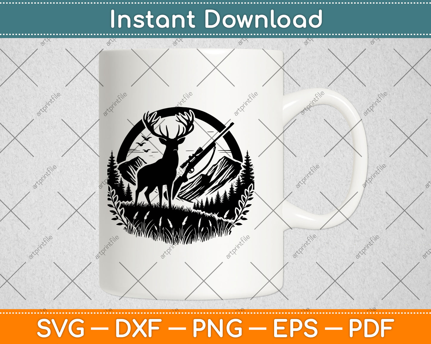 Deer Hunting, Deer Hunter, Hunting Svg Digital Cutting File