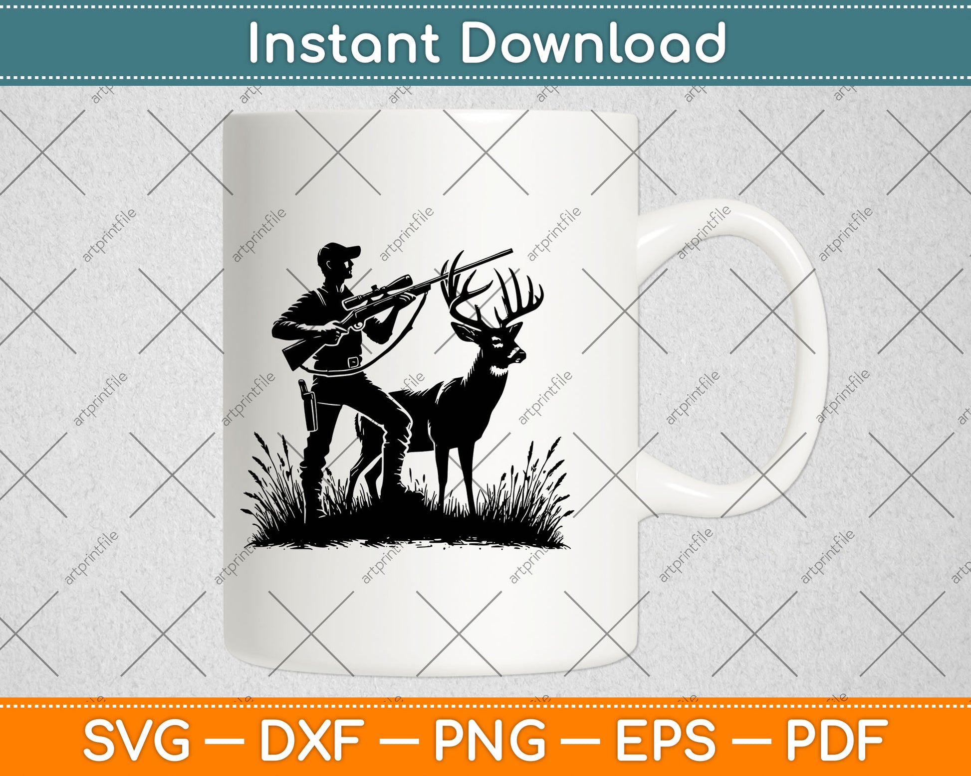 Deer Hunting, Deer Hunter, Hunting Svg Png Digital Cutting File