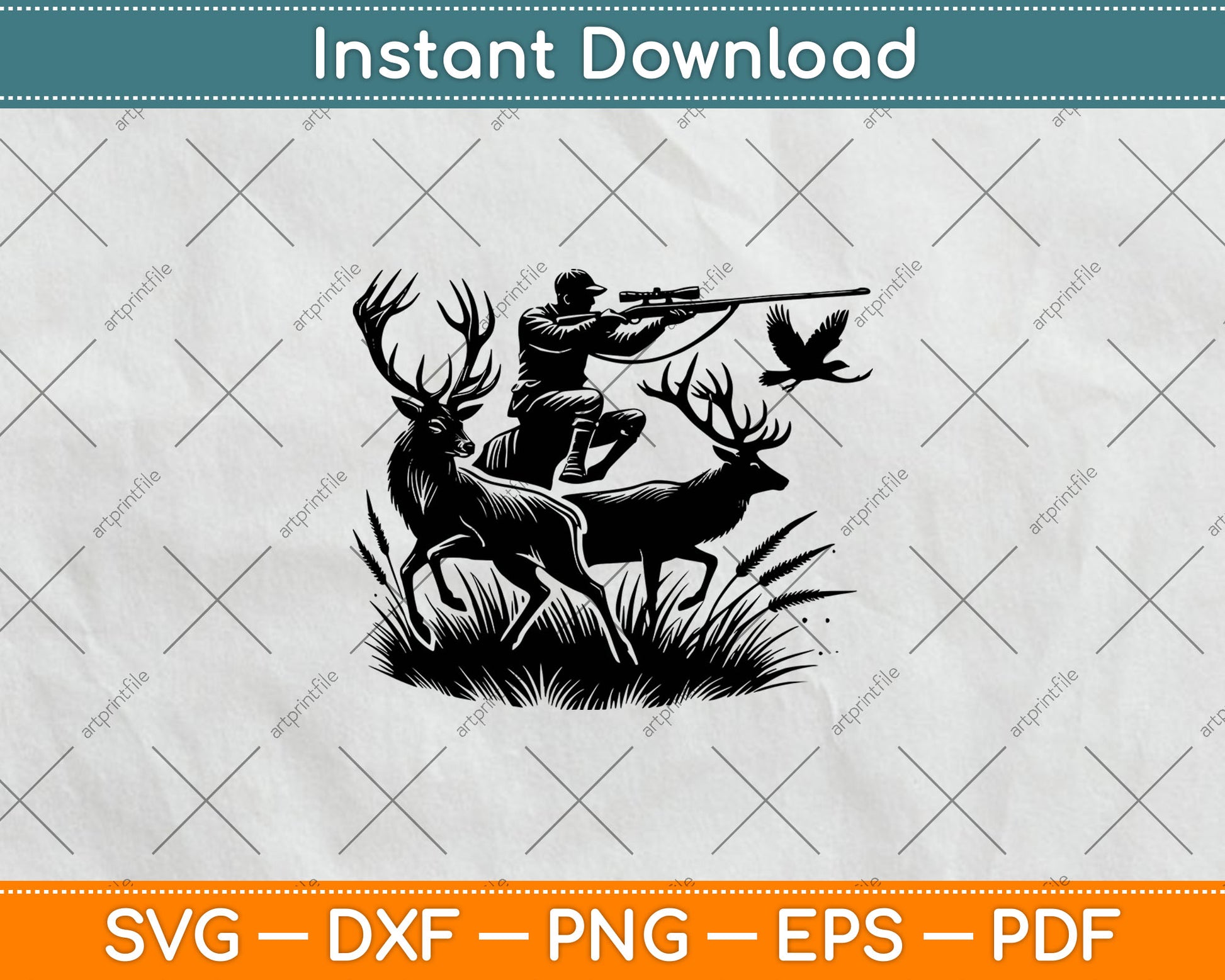 Deer Hunting, Deer Hunter, Hunting Svg Digital Cutting File