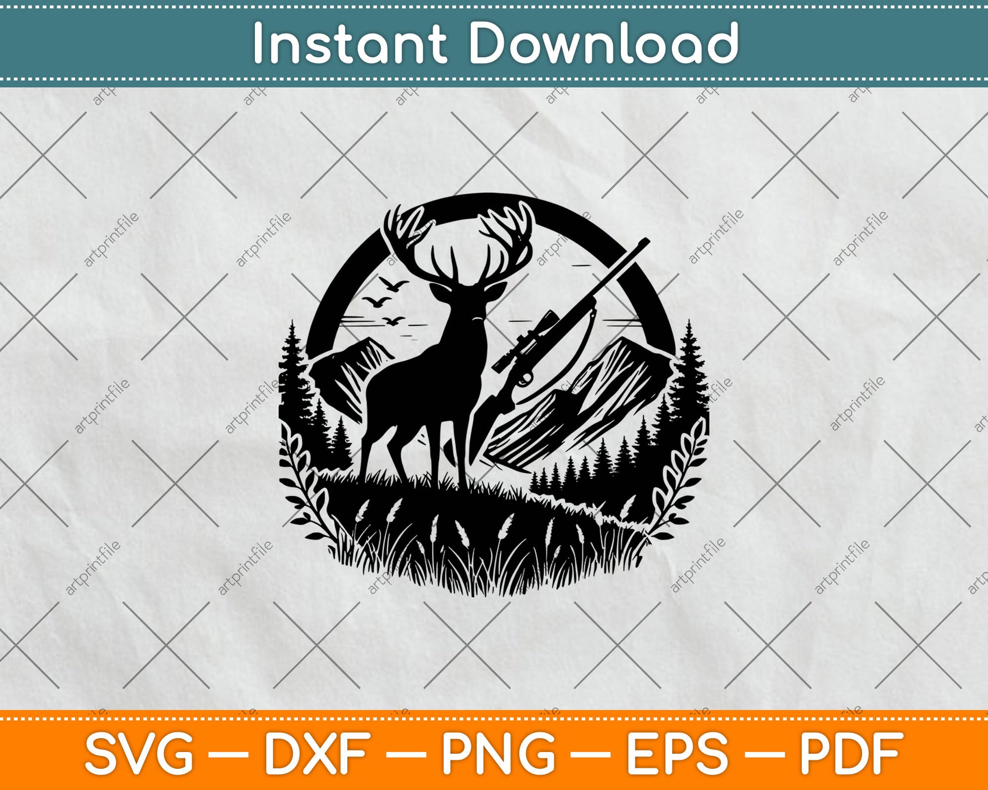 Deer Hunting, Deer Hunter, Hunting Svg Digital Cutting File