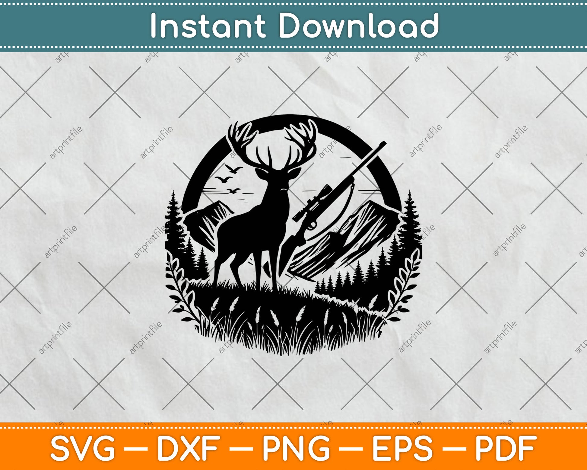 Deer Hunting, Deer Hunter, Hunting Svg Digital Cutting File