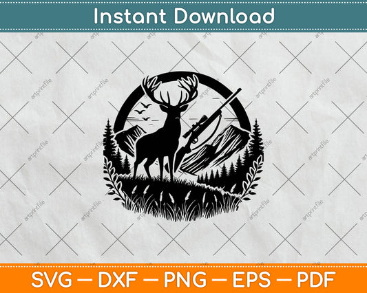 Deer Hunting, Deer Hunter, Hunting Svg Digital Cutting File