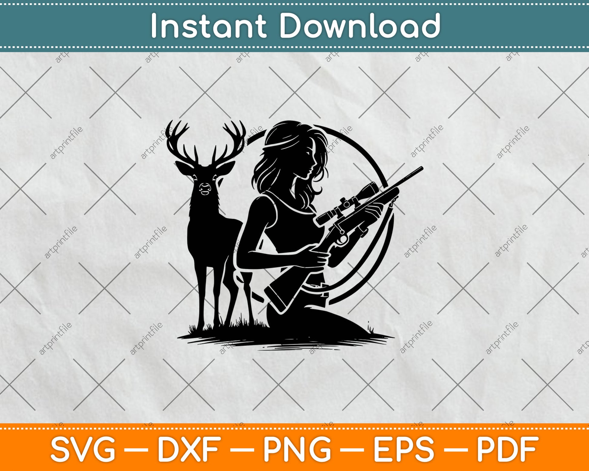 Deer Hunting, Deer Hunter, Hunting Svg Png Dxf Digital Cutting File