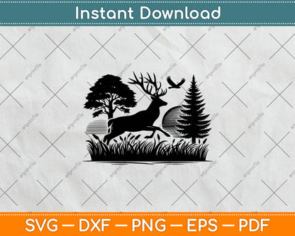 Deer Hunting, Deer Hunter, Hunting Svg Png Dxf Cutting File