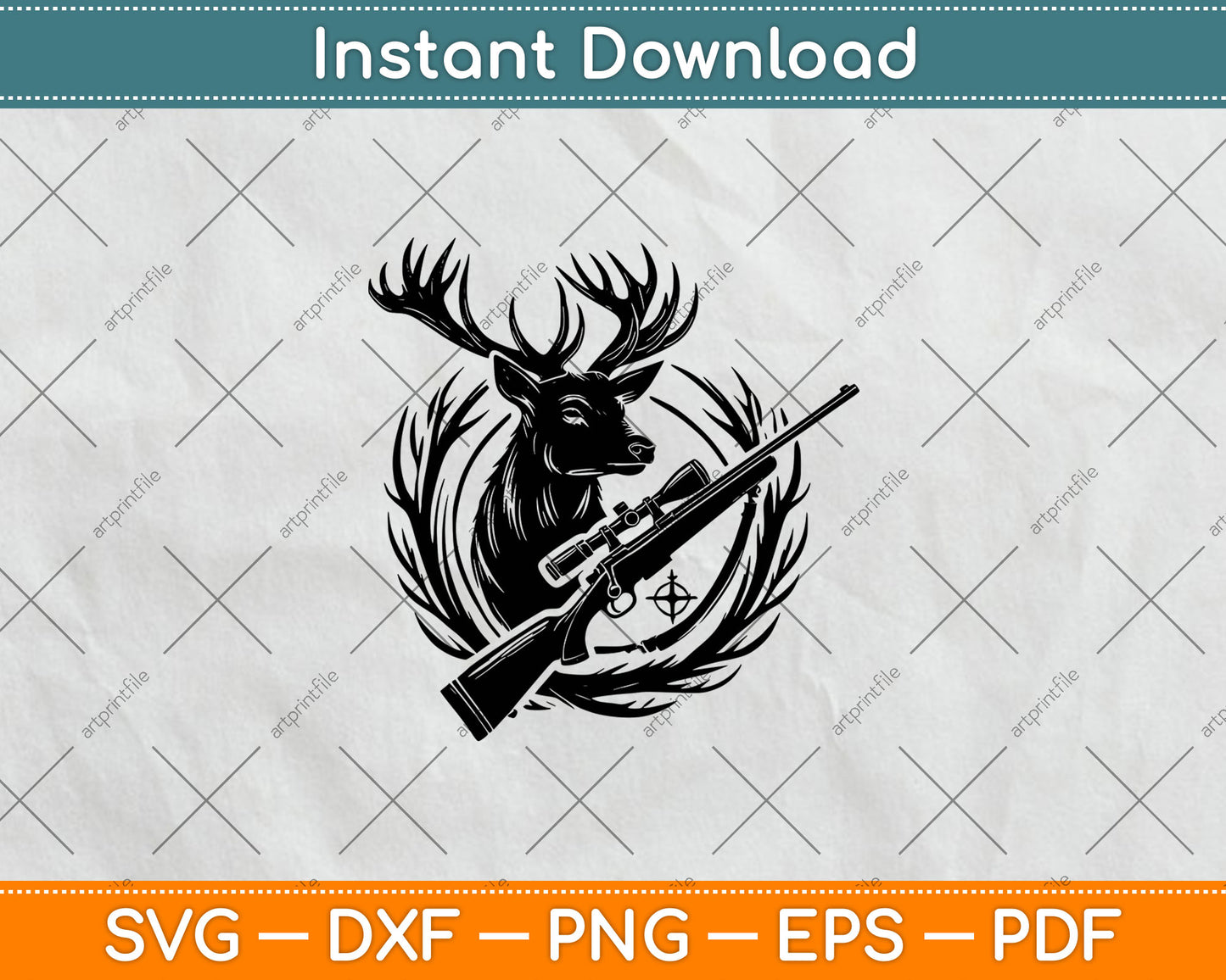 Deer Hunting, Deer Hunter, Hunting Svg Digital Craft Cutting File