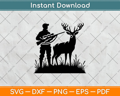 Deer Hunting, Deer Hunter, Hunting Svg Digital Cut File