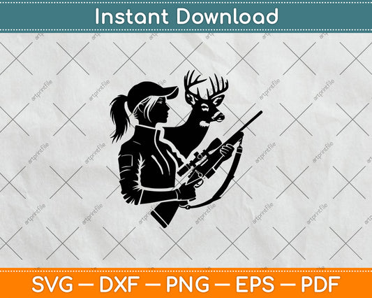 Deer Hunting, Deer Hunter, Hunting Svg Design Digital Cutting File