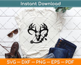 Deer Skull Bow Hunting Fathers Day Svg Digital Cutting File