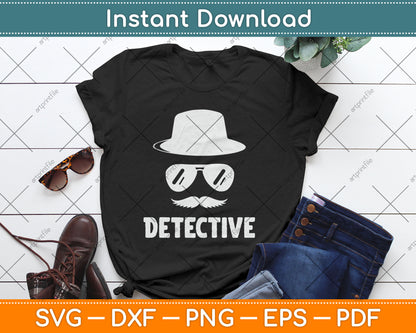 Detective Law Enforcement Halloween Party Svg Digital Cutting File