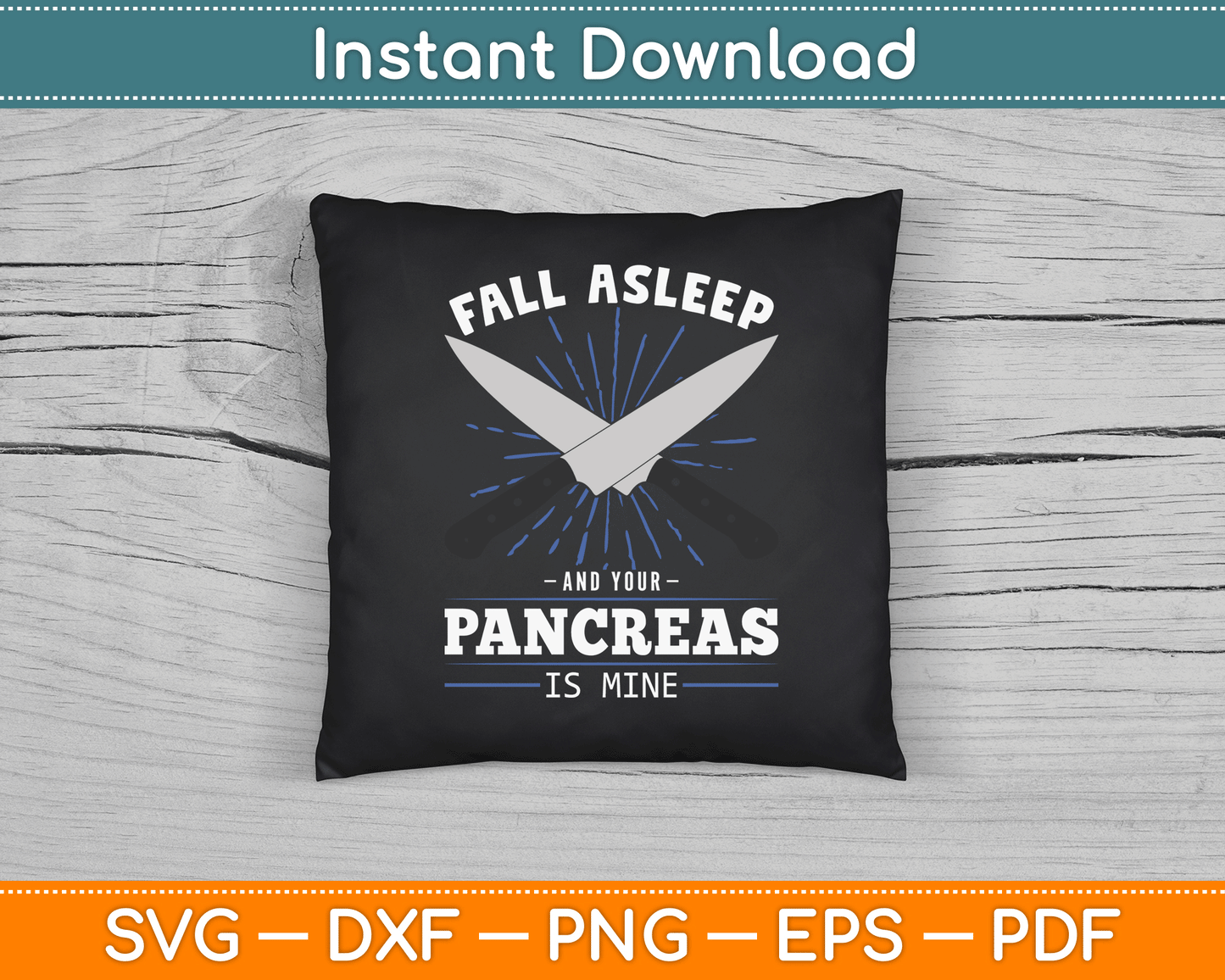 Diabetic Pancreas Diabetes Awareness Survivor Blood Sugar SVG Digital Cutting File
