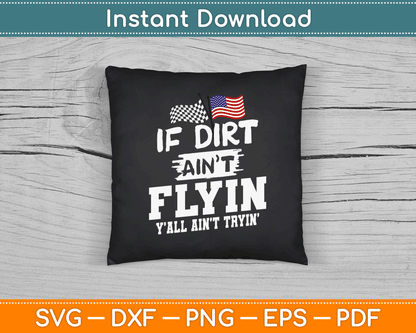 Dirt Track Racing Sprint Car Racing SVG Digital Cutting File