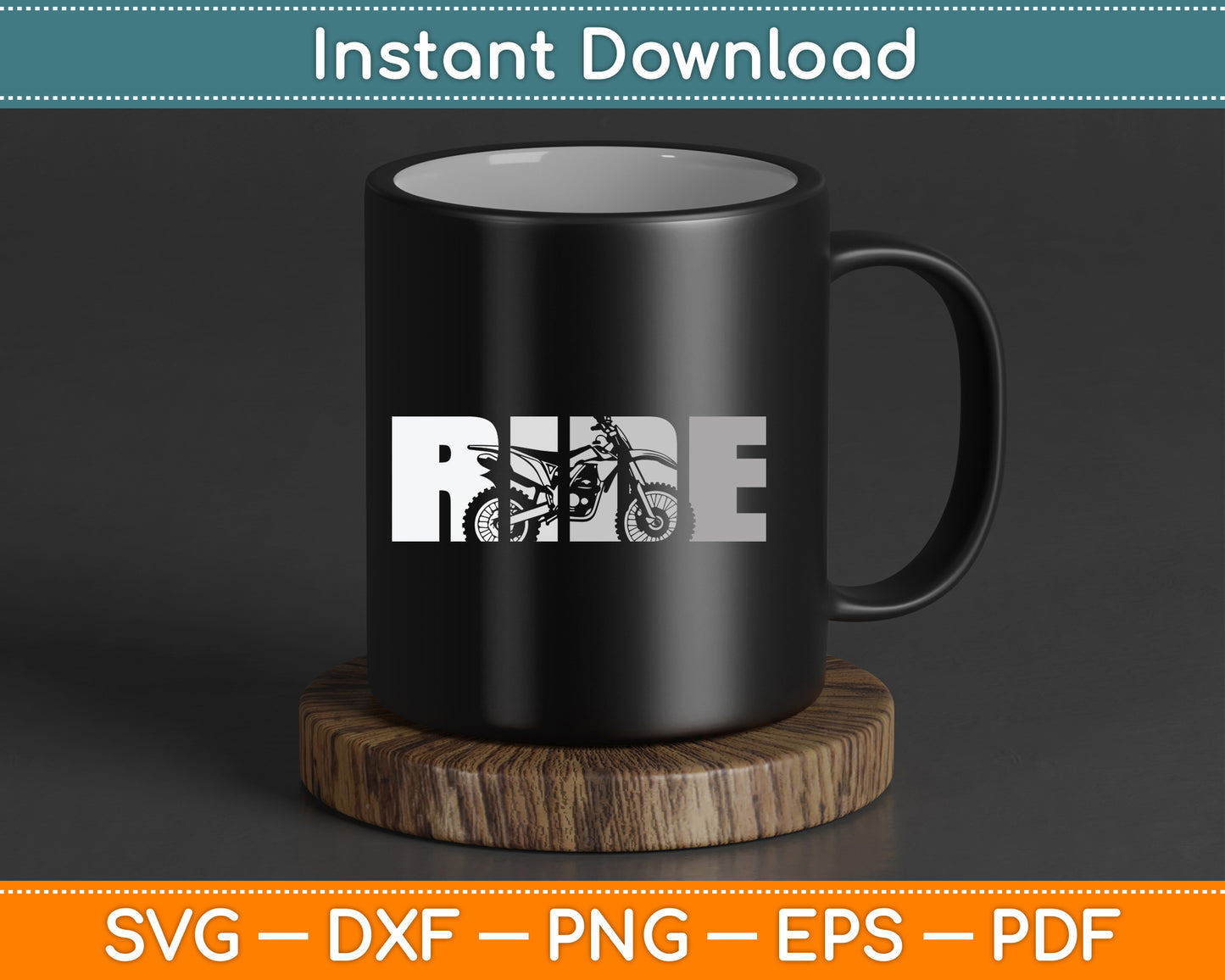 Dirt Bike Motocross SVG Digital Cutting File