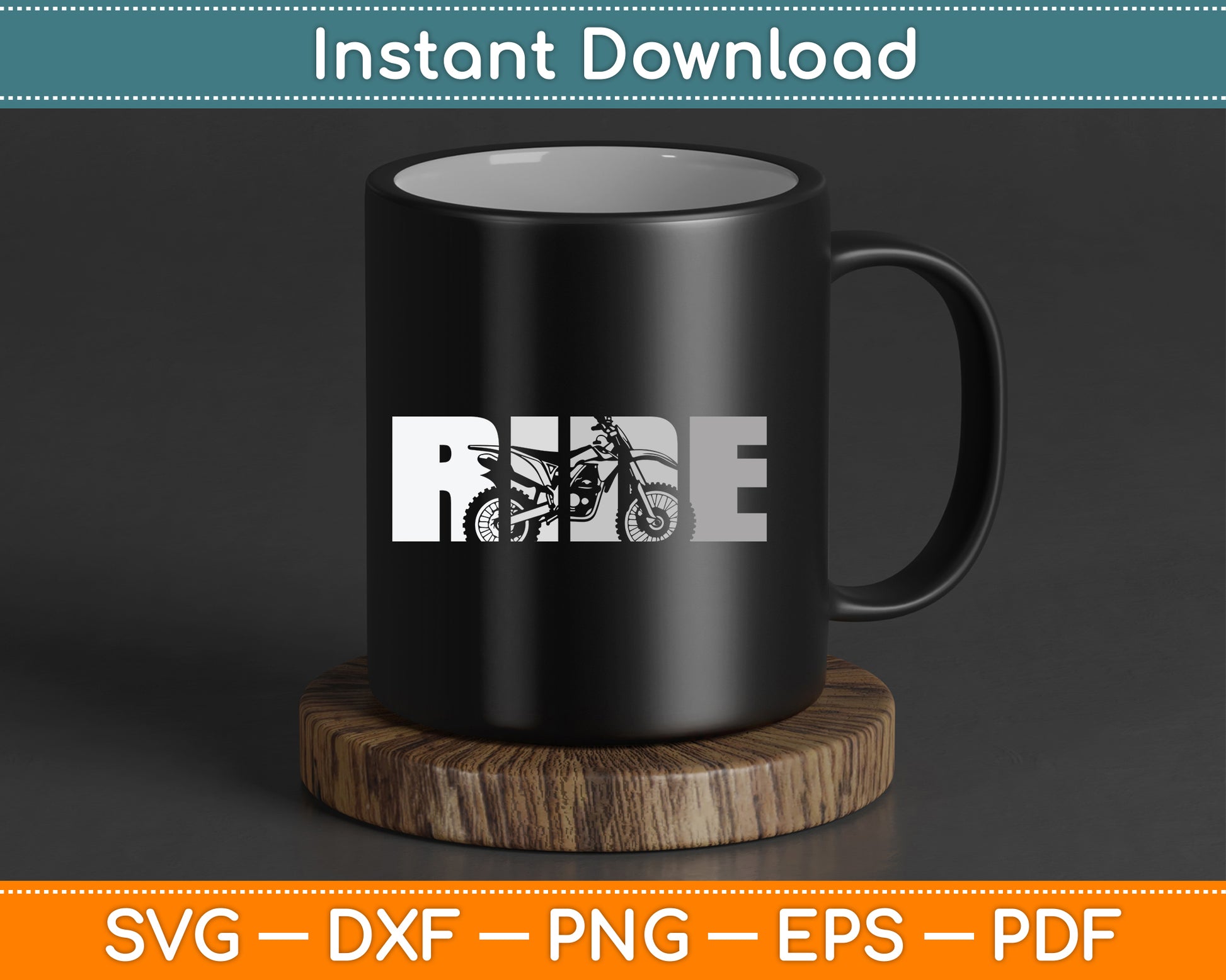 Dirt Bike Motocross SVG Digital Cutting File
