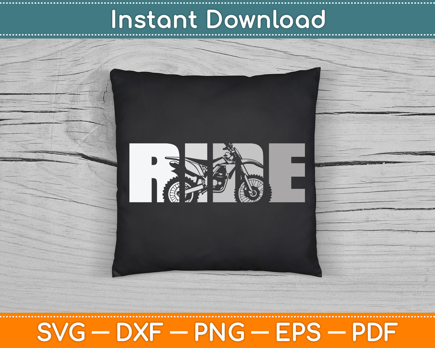 Dirt Bike Motocross SVG Digital Cutting File