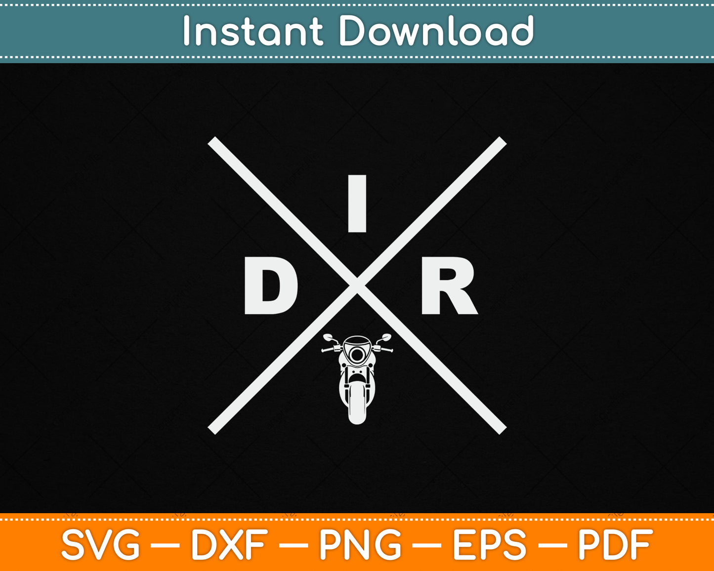 Dirt Bike Motocross SVG PNG Digital Cutting File
