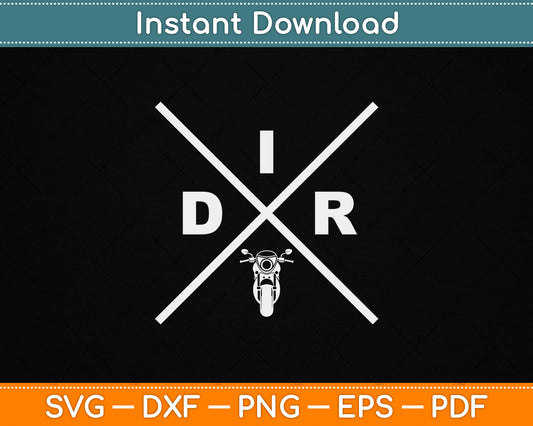 Dirt Bike Motocross SVG PNG Digital Cutting File