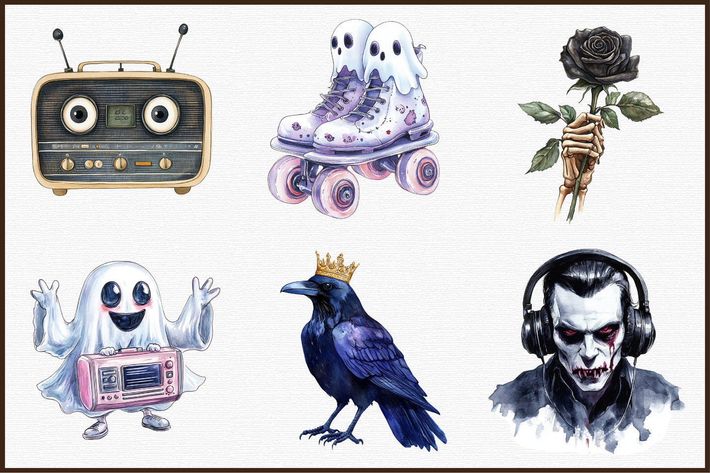 Disco Halloween Clipart 35 PNG