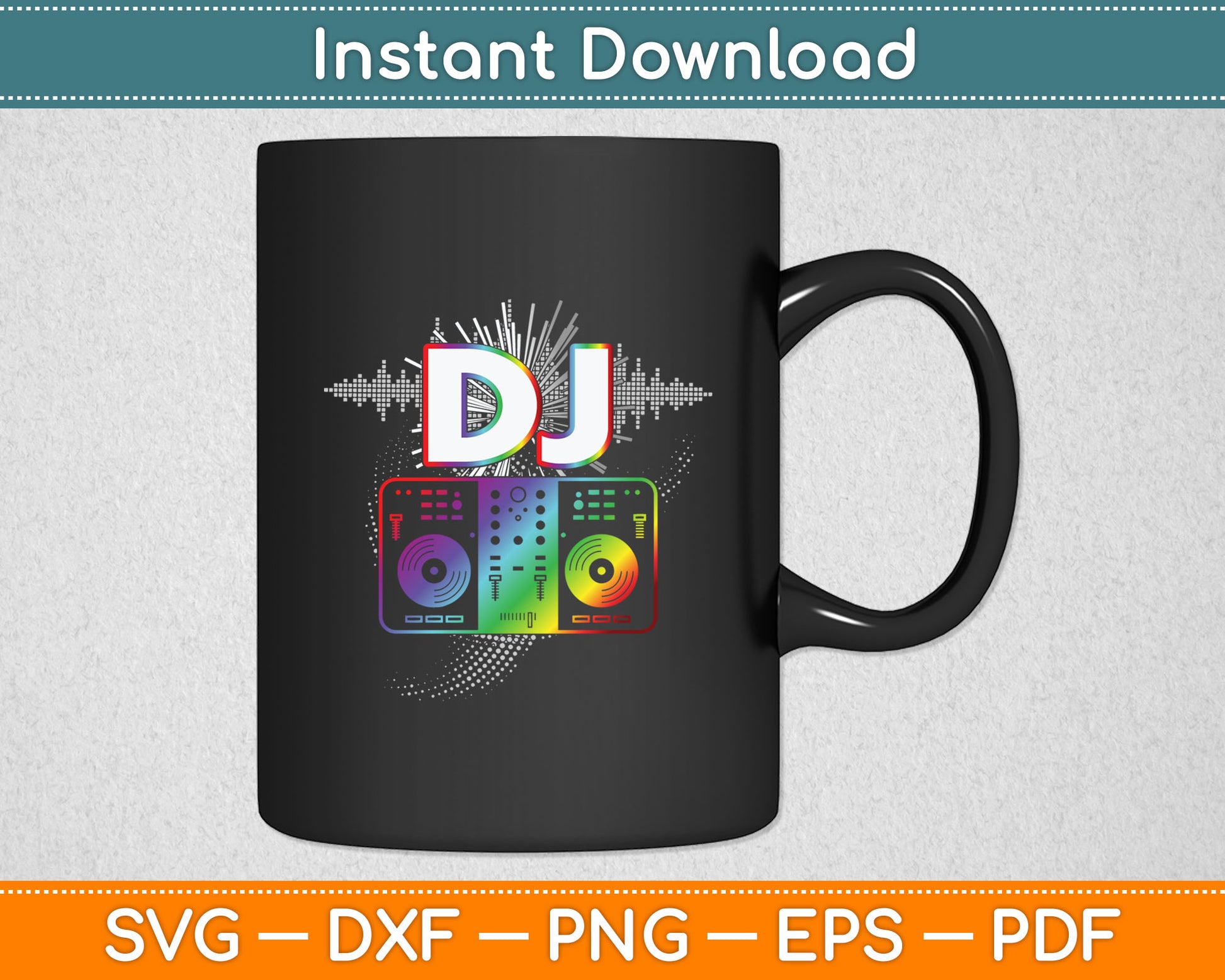Dj Music Lover Music Player Sound Cool Funny Svg Digital Cutting File