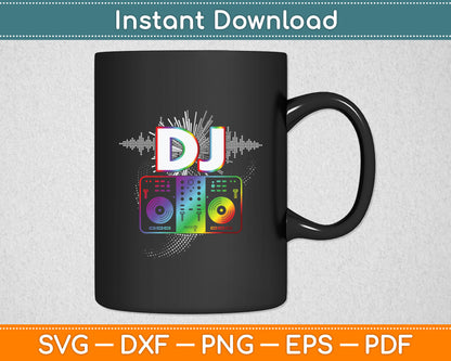Dj Music Lover Music Player Sound Cool Funny Svg Digital Cutting File