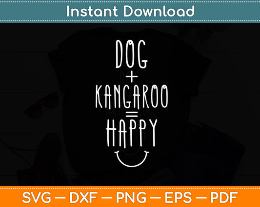 Dog Owner Kangaroo Lover Funny Svg Png Dxf Digital Cutting File