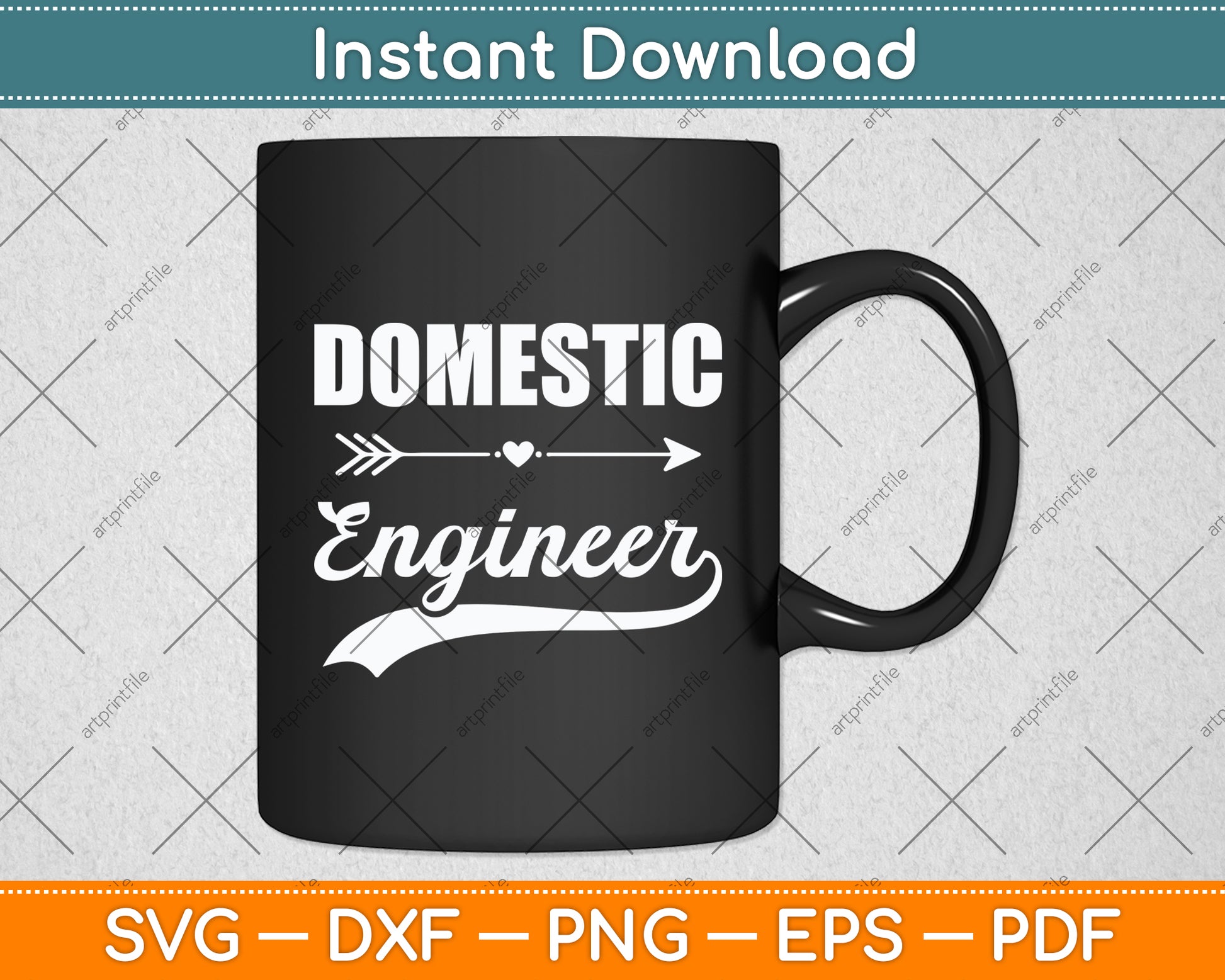 Domestic Engineer Funny Svg Digital Cutting File