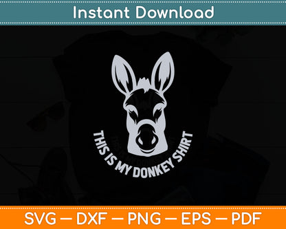 Donkey Funny Saying Cute Mule Farm Animal Svg Digital Cutting File