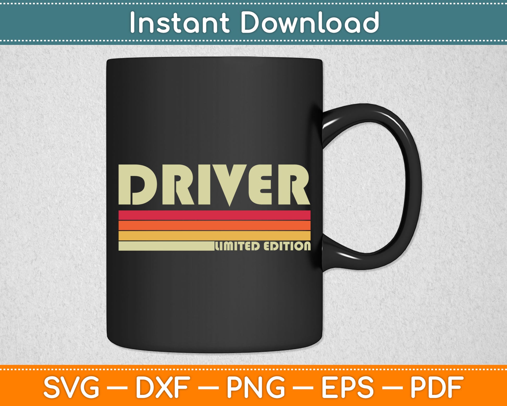 Driver Funny Job Title Profession Birthday Worker Idea Svg Digital Cutting File