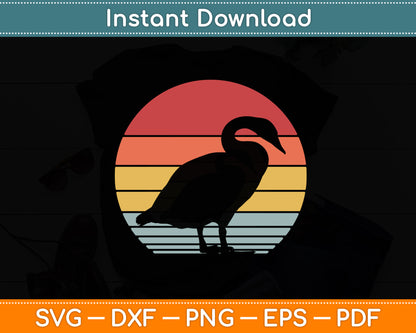 Duck Farm Animal Duck Lover Duck Retro Vintage Svg Png Dxf Digital Cutting File