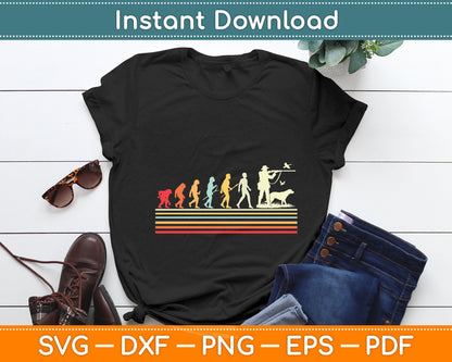 Duck Hunting Evolution Retro Style Gift For Duck Hunters Svg Digital Cutting File