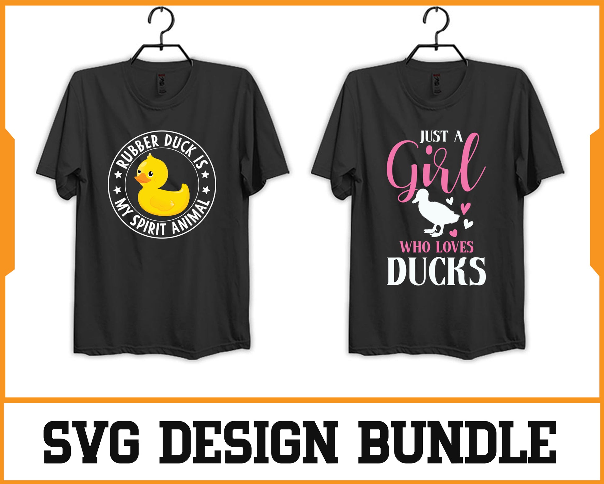 Duck Svg Design Bundle Digital Cutting File