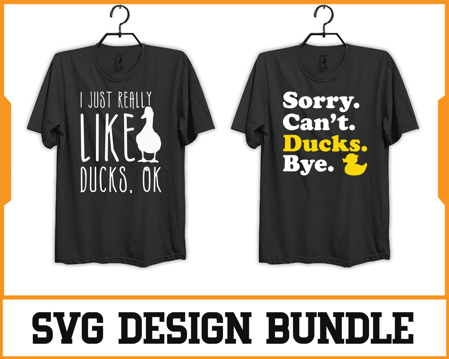 Duck Svg Design Bundle Digital Cutting File