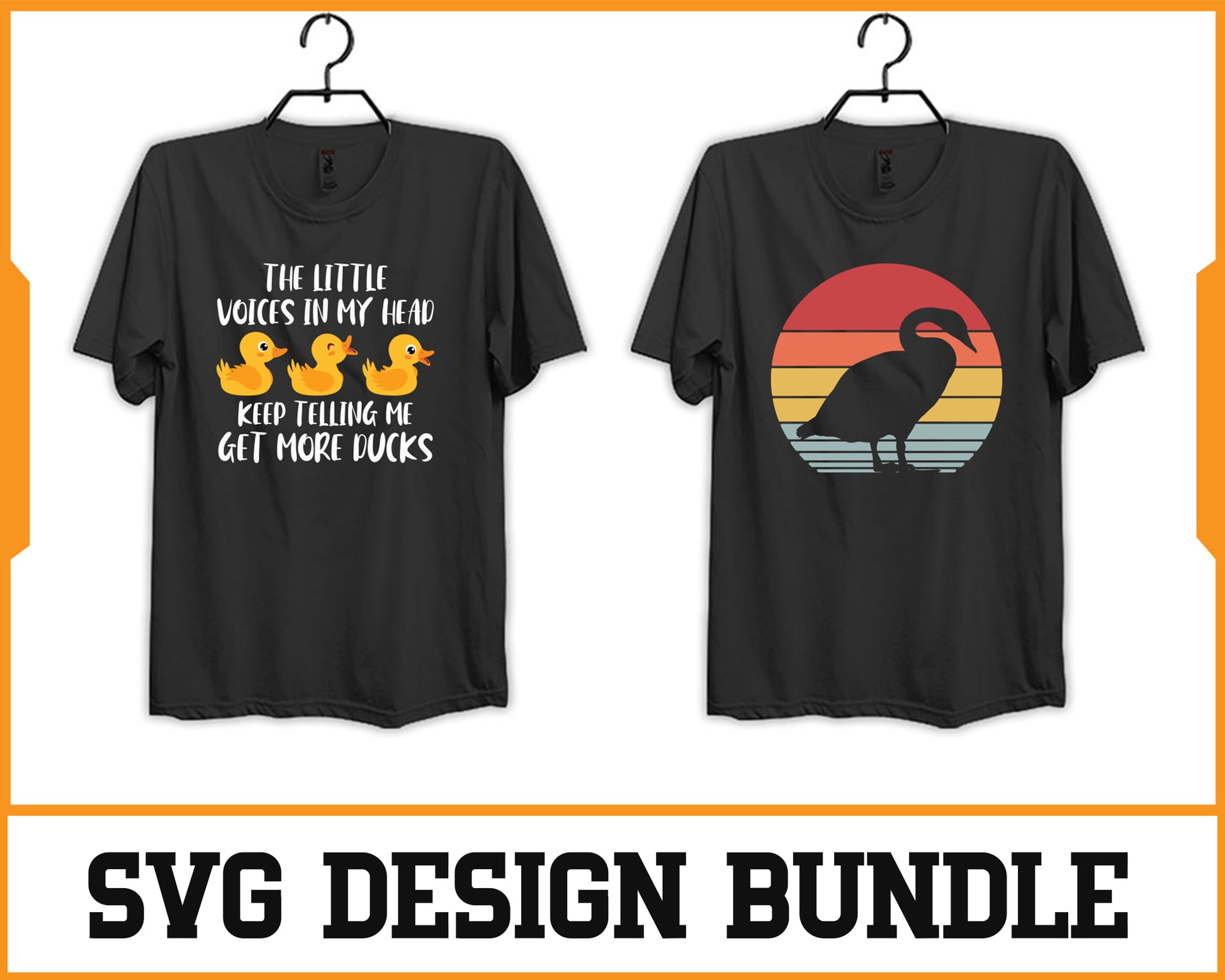 Duck Svg Design Bundle Digital Cutting File