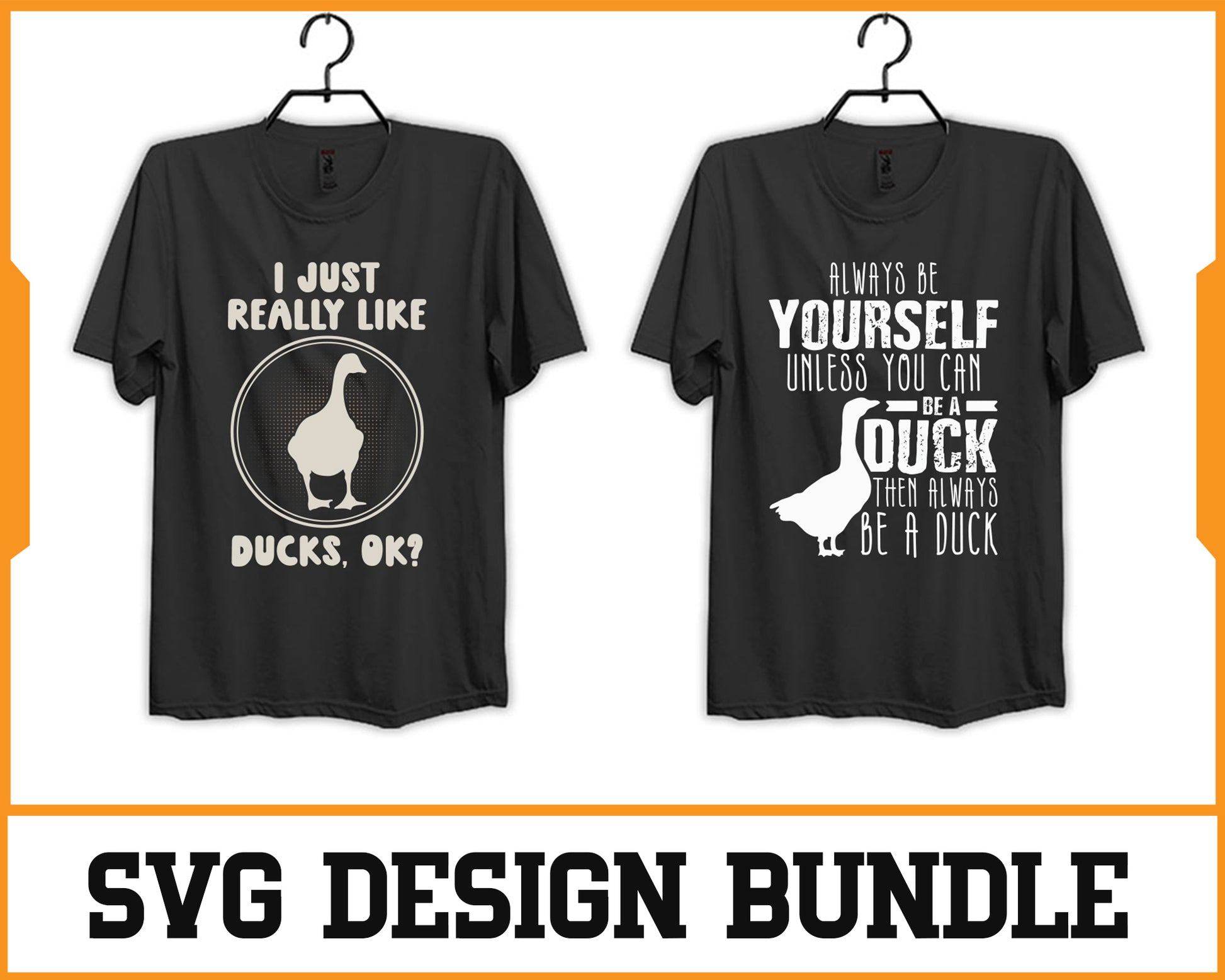 Duck Svg Design Bundle Digital Cutting File