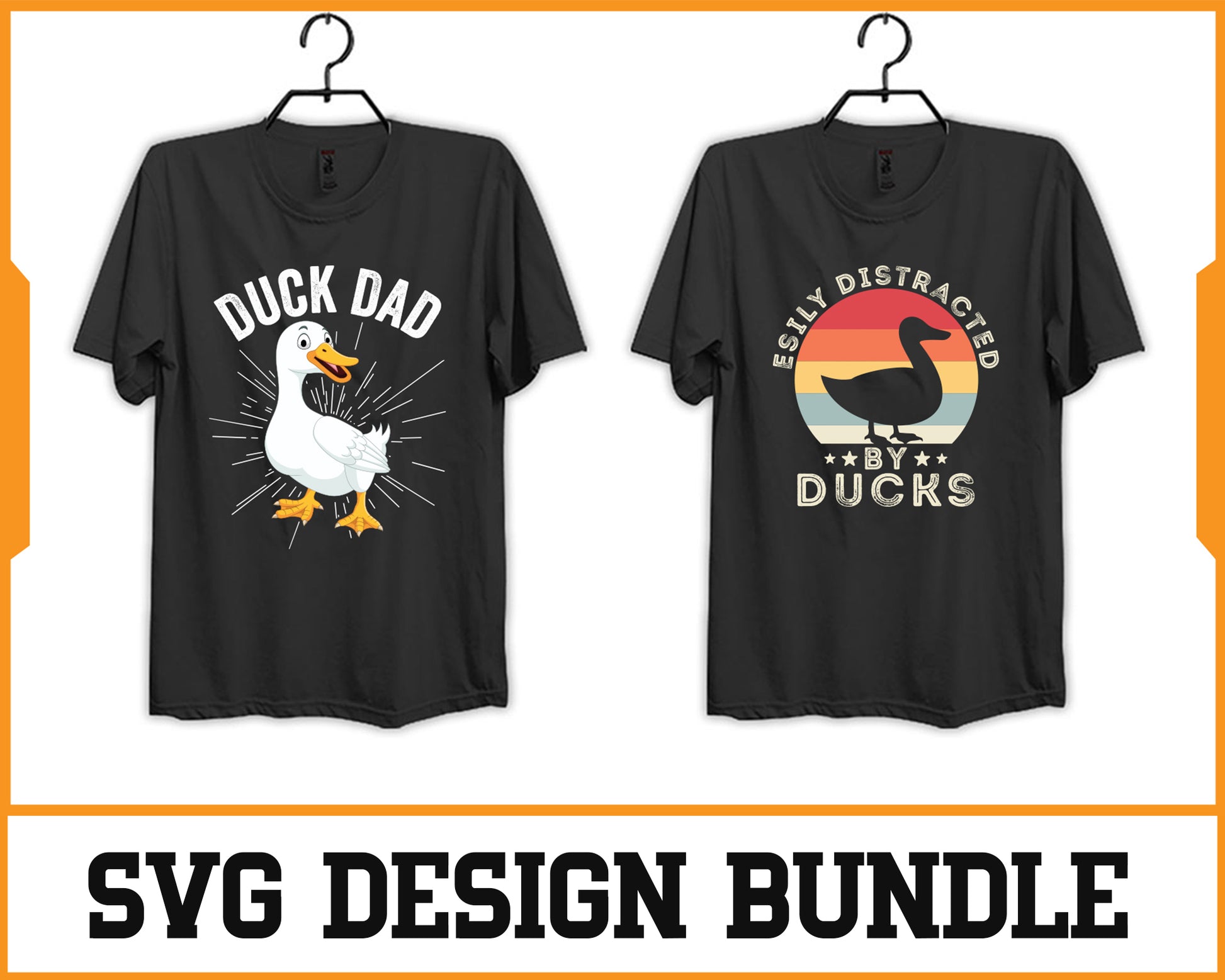 Duck Svg Design Bundle Digital Cutting File