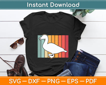 Duck Vintage - Distressed Duck Svg Png Dxf Digital Cutting File