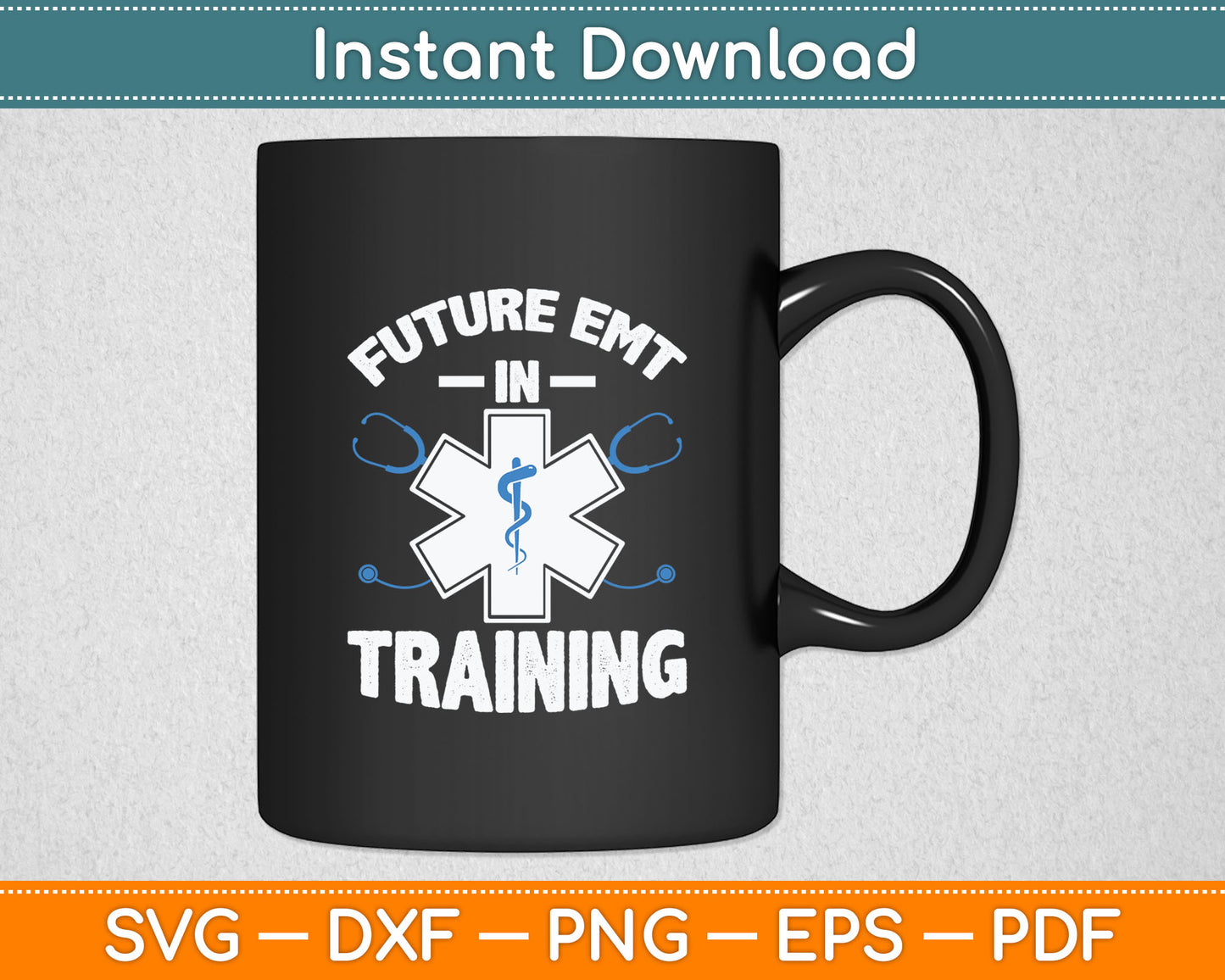 EMS First Responder Tee Future EMT Gift Funny Ambulance Svg Digital Cutting File
