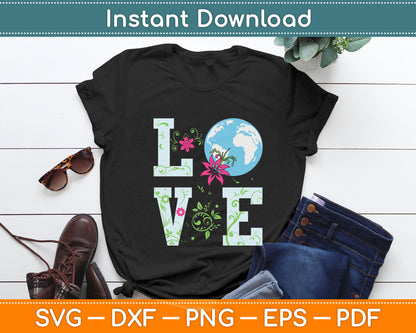 Earth Day Planet Anniversary Earth Day Everyday Svg Digital Cutting File