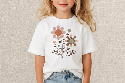 Floral Embroidery Design – Beautiful Flower Machine Embroidery Pattern, Elegant Botanical & Nature Embroidery Design