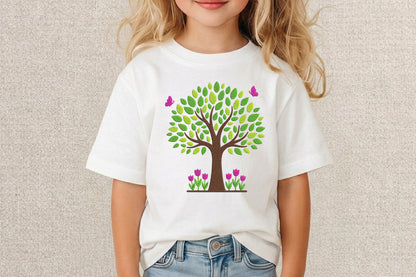 Tree Embroidery Design – Beautiful Tree Machine Embroidery Pattern, Nature & Botanical Embroidery Design