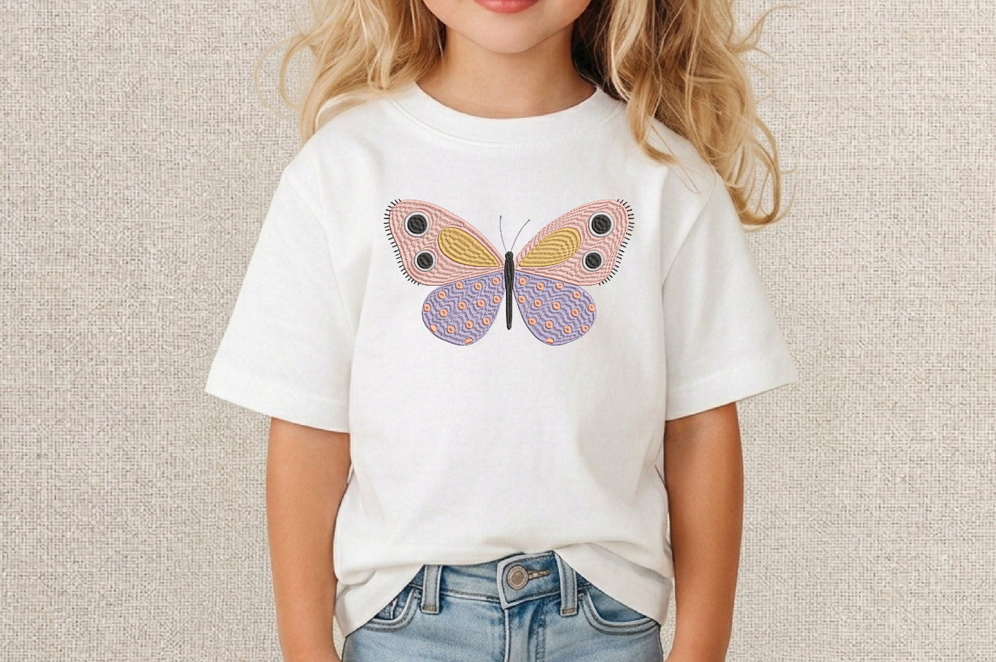 Butterfly Embroidery Design – Beautiful Butterfly Machine Embroidery Pattern, Elegant Nature & Floral Embroidery Design